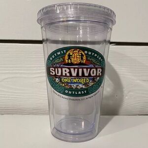*RARE* Survivor One World Tumbler (no straw included)
